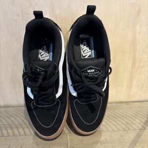 Vans Kyle Walker Pro Gum Sole Skate Board Low Shoes Black Suede 721454 Mens 7.5